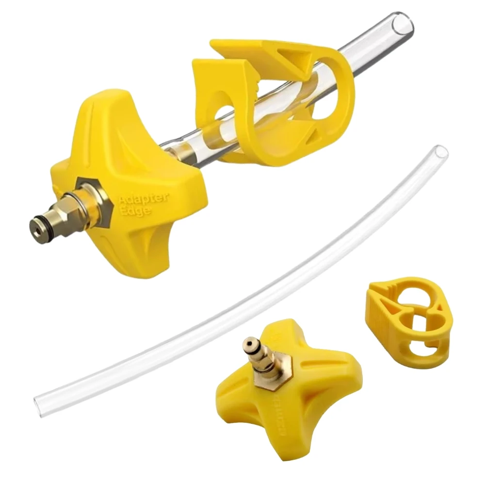EZMTB Fahrrad-Entlüftungsset-Adapter, passend für SRAM-Führungshebel, Kraft, rot, RSC-Maver, hydraulische Bremse, Anschlusswerkzeug, Fahrrad-Ölbremsteil
