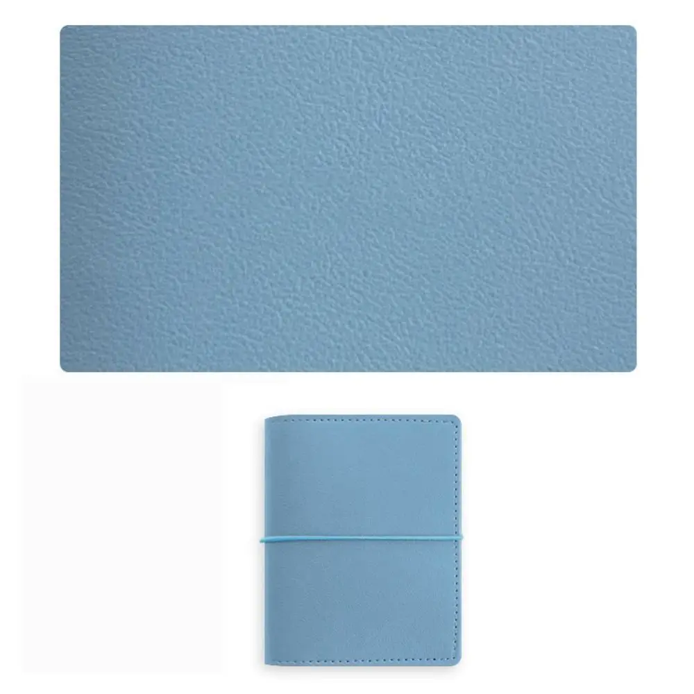 Creative M5 หลวมโน้ตบุ๊ค PU หนัง 50 แผ่น Mini Pocket Notebook ตาราง Blank Page DIY Binder Notebook โรงเรียน