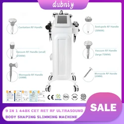 9 in 1 448k Cet Ret Ultrasound Lipo 40k Cavitation Body Shaping Slimming Beauty Machine