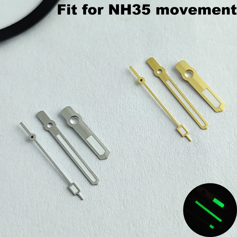 عالية الجودة NH35 NH36 الأيدي الفضة الذهب ساعة الأيدي الساعات مؤشرات تناسب حركة NH35/NH36/4R/7S