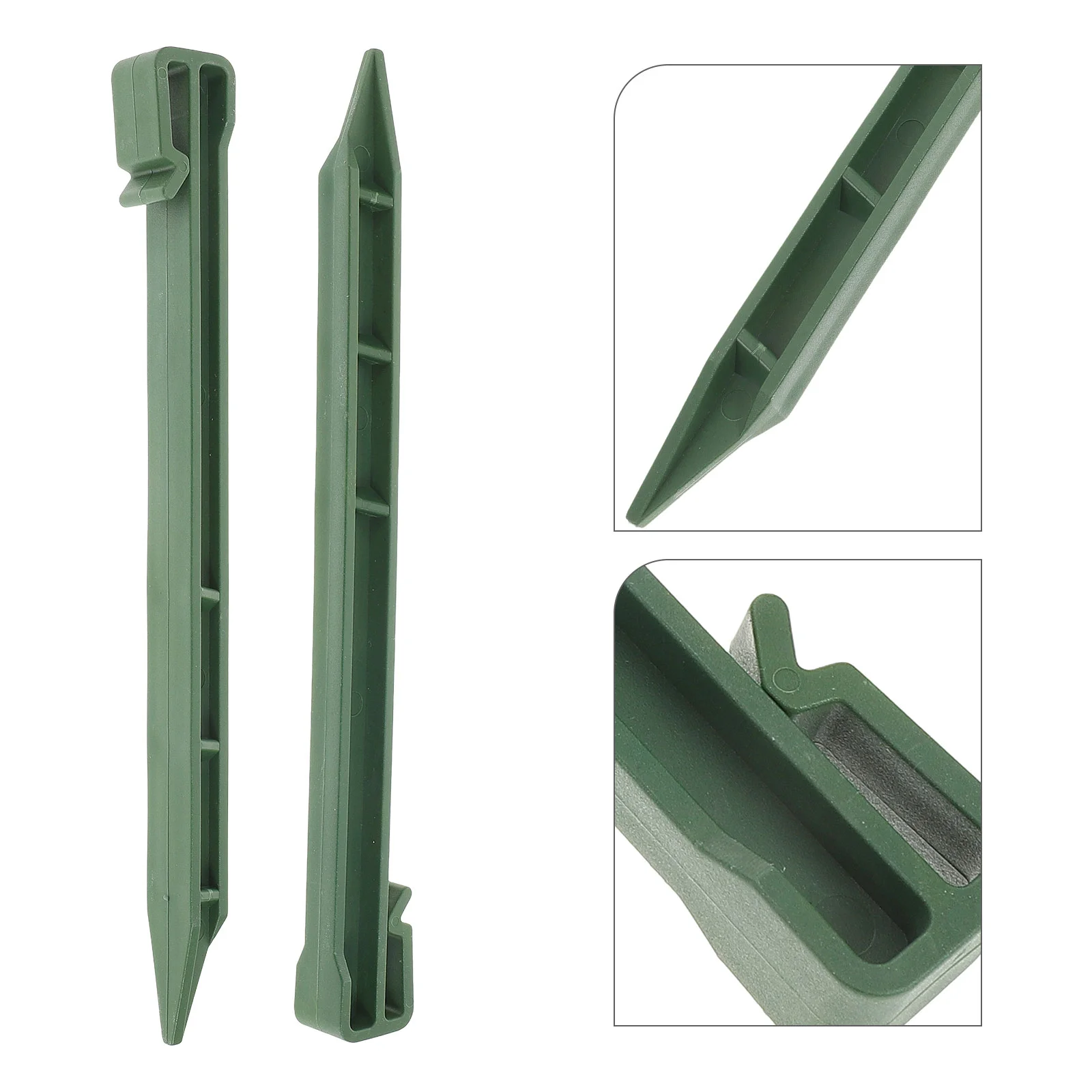 20 Pcs Beach Tent Outdoor Pegs Stakes for Decorations Accessories Camping Plastic Ground Picnic Mat