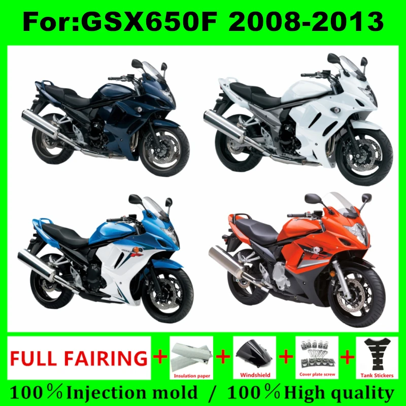 

Fit for Katana GSX650F 2008 2009 2010 2012 Motorcycle Accessories ABS Fairing Set Bodywork Kit GSX 650F GSX 650 F 2011 2013 Set