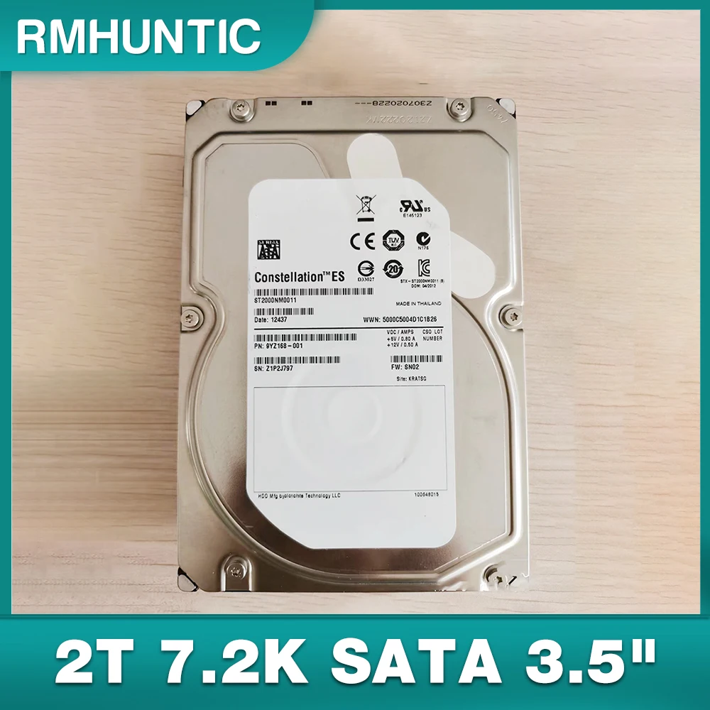 

ST2000NM0011 Enterprise Server Hard Disk 2T 7.2K SATA 3.5" Hard Drive