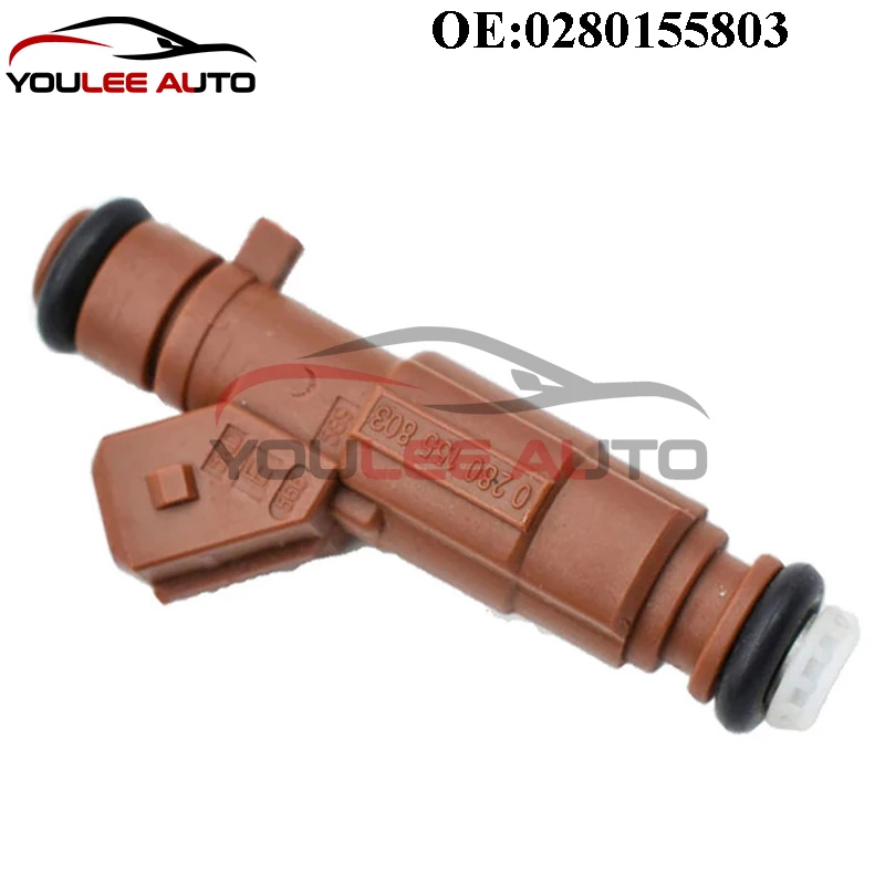 4PCS 0280155803 96288914 Fuel Injectors Nozzle For Peugeot 306 406 605 806 Citroen Xm Xantia Xsara Synergie 2.0 16V Auto Parts