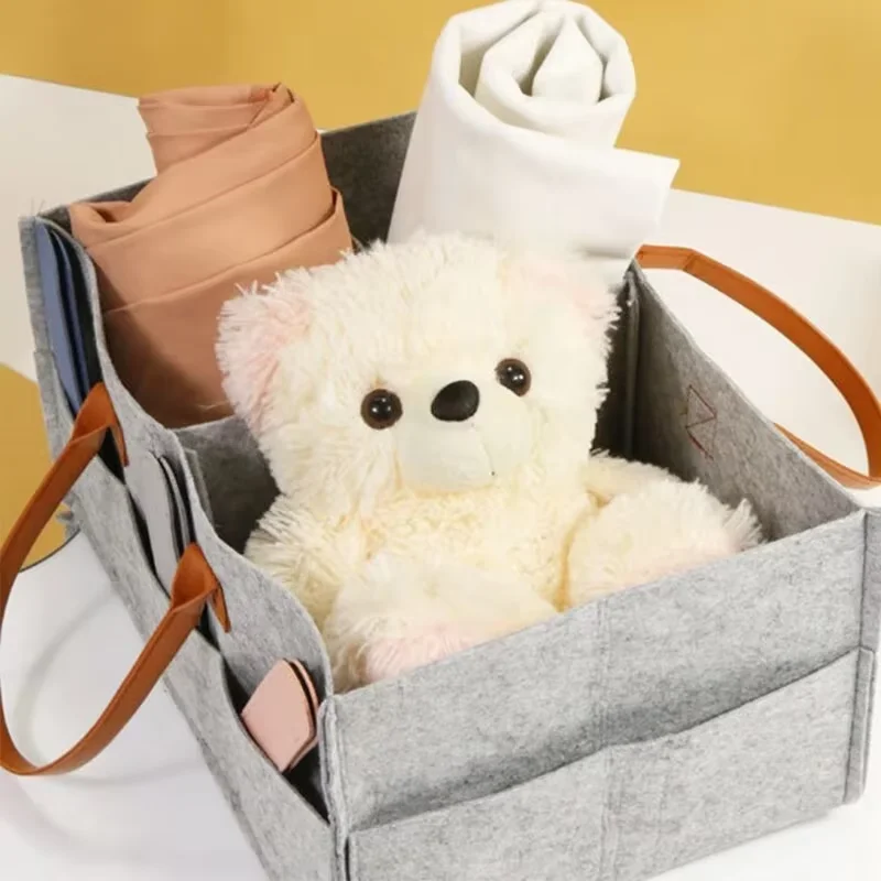 Felt Diaper Bag Portable Felt Diaper Bag Household Simple Storage Felt Bag Baby Products Mommy Bag