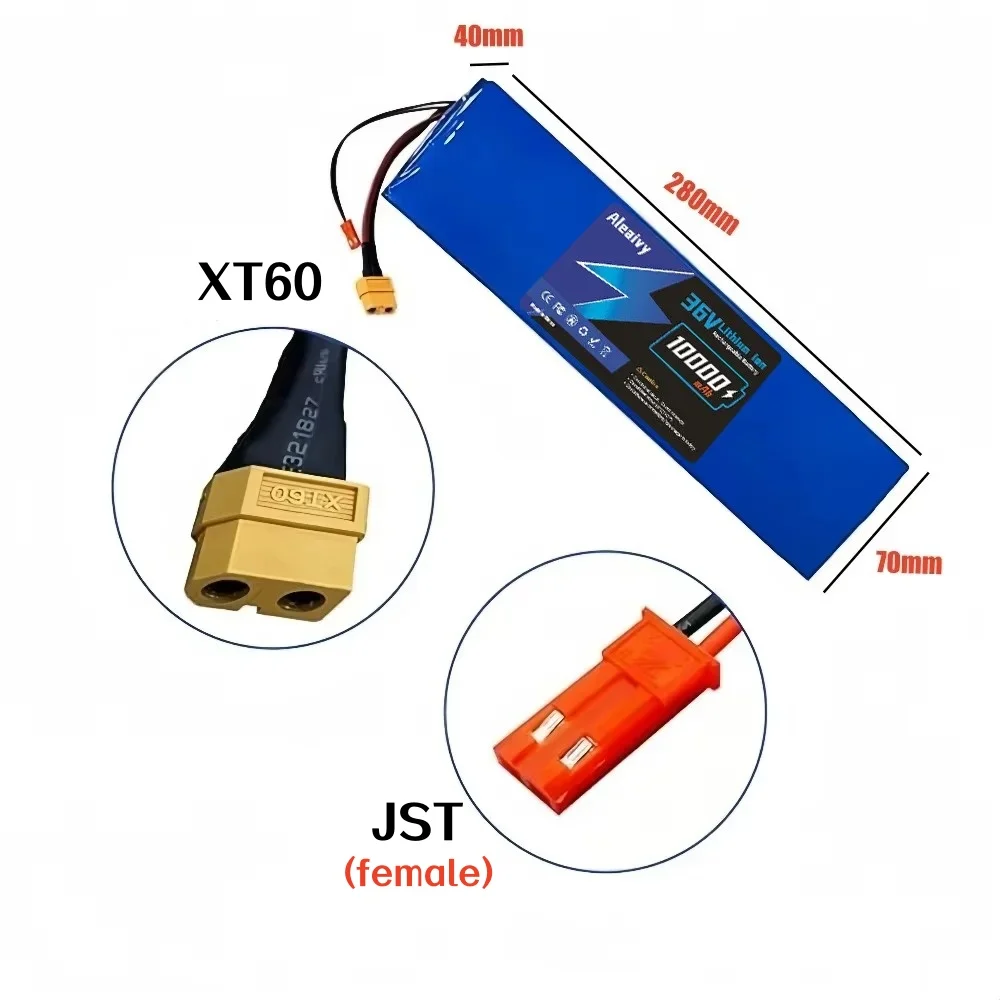 

10S3P 36V 10000mAh suitable For AOVO, M365PRO, Kamukai And SmartOne Electric Scooter Battery 18650 lithium Battery.