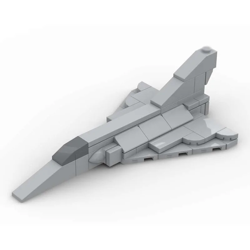 Mirage III современный военный истребитель, модель MOC, строительные кирпичи, военное оборудование, модульная технология, подарок, праздничная детская игрушка