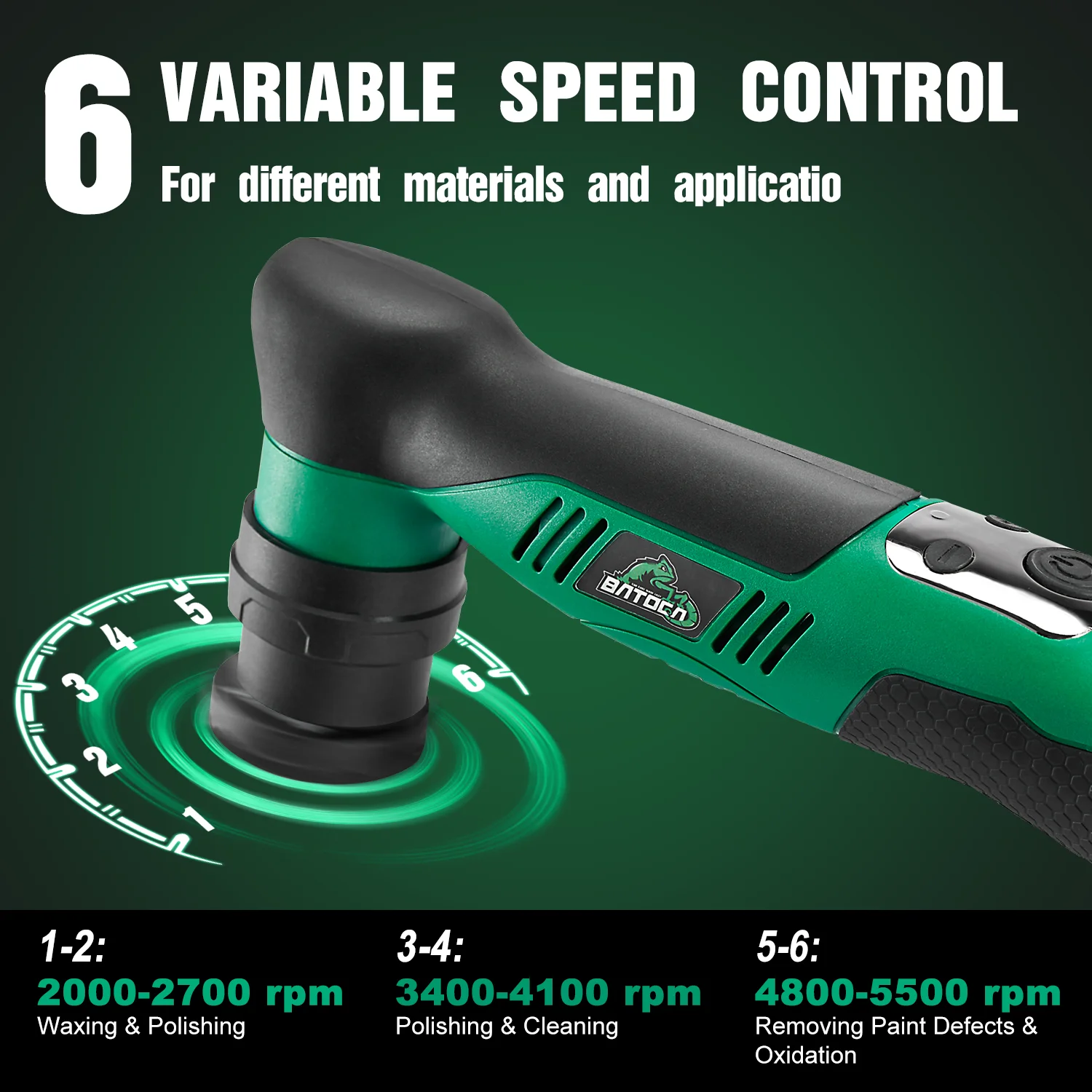 BATOCA S5 Cordless Mini Car Polisher 12V Micro Wireless Scratches Killer Car Polishing Machine Kit For Polishing Sanding