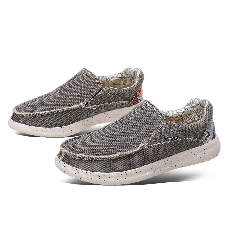 Stylische Herren-Slipper aus Denim - Atmungsaktiver Komfort für den ganzen Tag, leichtes Design, ohne Schnürsenkel, einfach anzuziehen und auszuziehen. – Detail 12