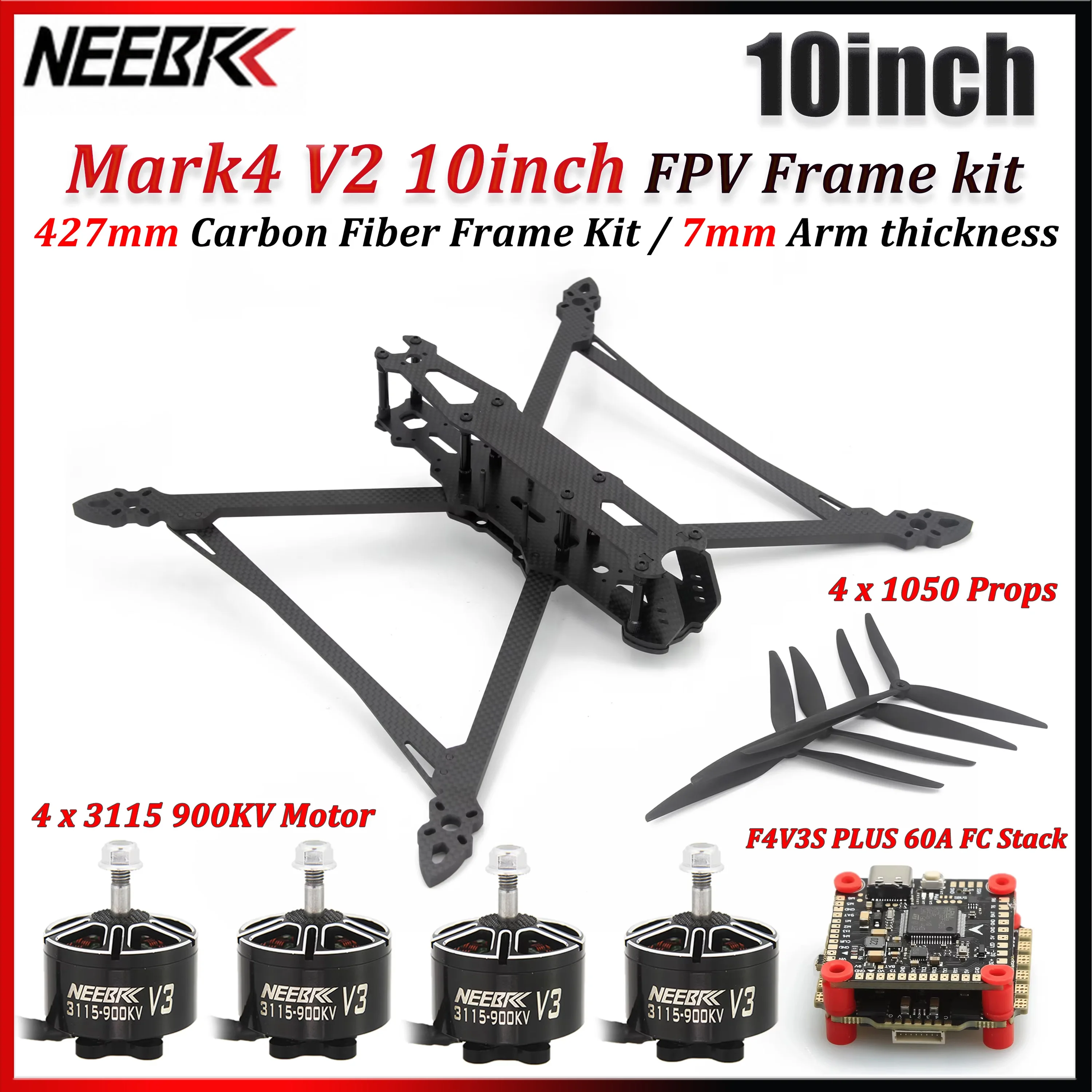 Fpv Drone Propeller - 마크4 V2 10인치 FPV 프레임 키트