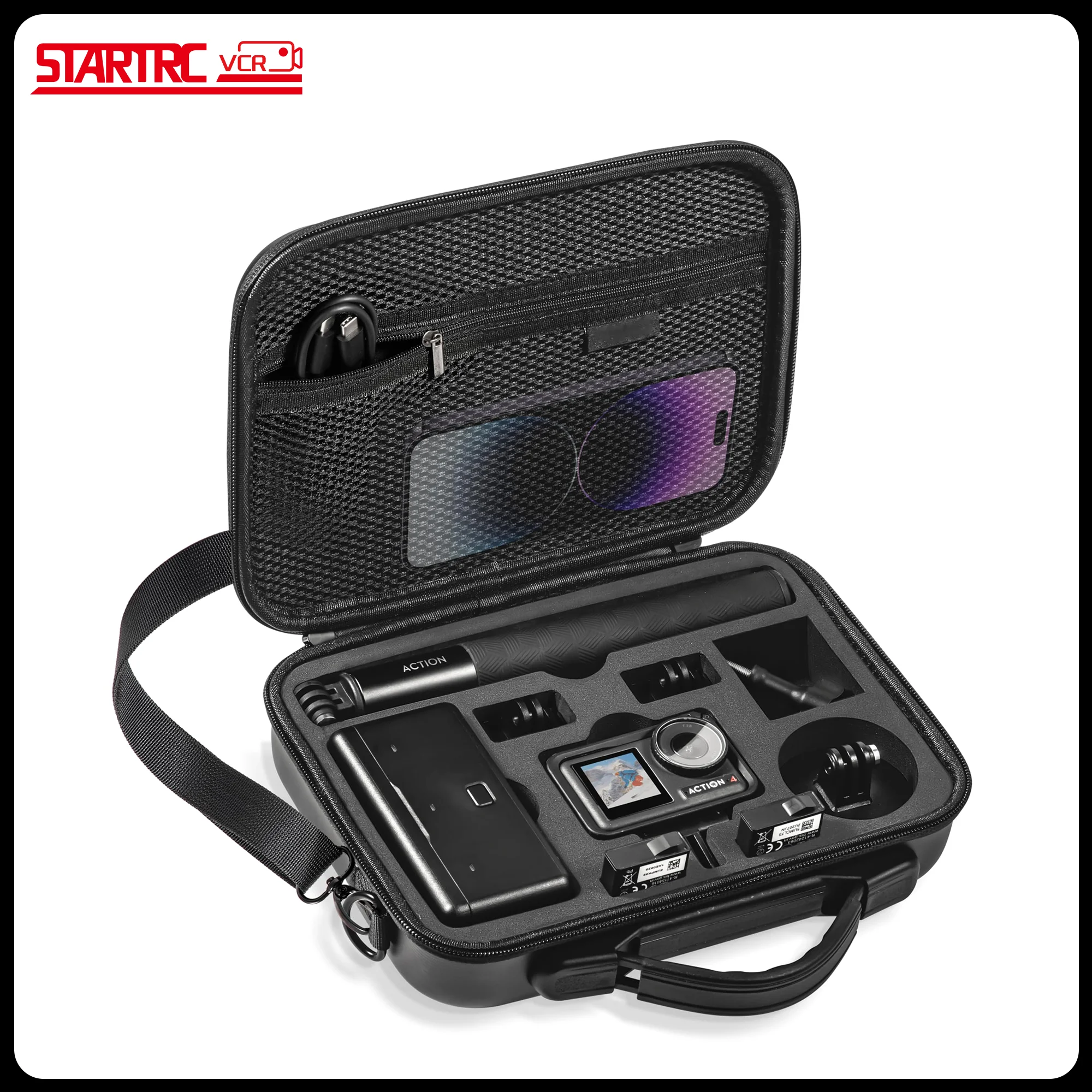 

Carrying Case for DJI Osmo Action 5 Pro/Action 4 Camera Accessories Compatible with DJI Action 5 Pro/Action 4 Adventure