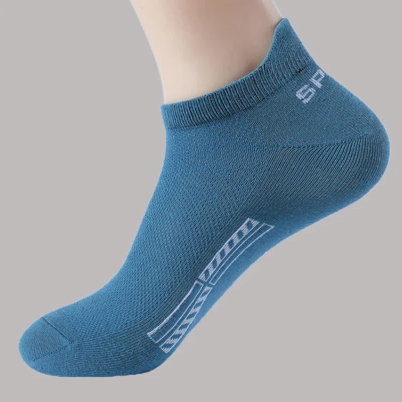 5/10 Pairs Cotton High Quality Low Top Mesh Breathable Women Ankle Soft Trend Short Socks Fashion Men Casual Sports Boat Socks