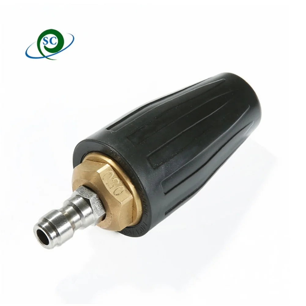 

Распылитель с вращающейся турбонасадкой 4000PSI для пистолета высокого давления с быстроразъемным сцеплением 1/4 дюйма для мойки автомобилей и очистки поверхностей