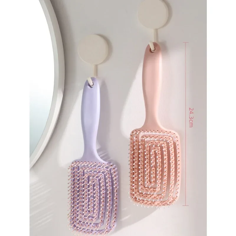 Hair Scalp Massage Comb Hairbrush Nylon Women Wet Dry Curly Detangle Hair Brush Salon Hairdressing Styling Tool