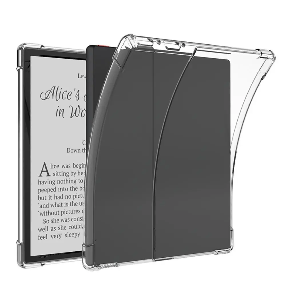 6-7 inch eReader Case Transparent TPU Back Cover Anti Scratch Shockproof for iReader Ocean2/3/3T/Color7/Light3/3T