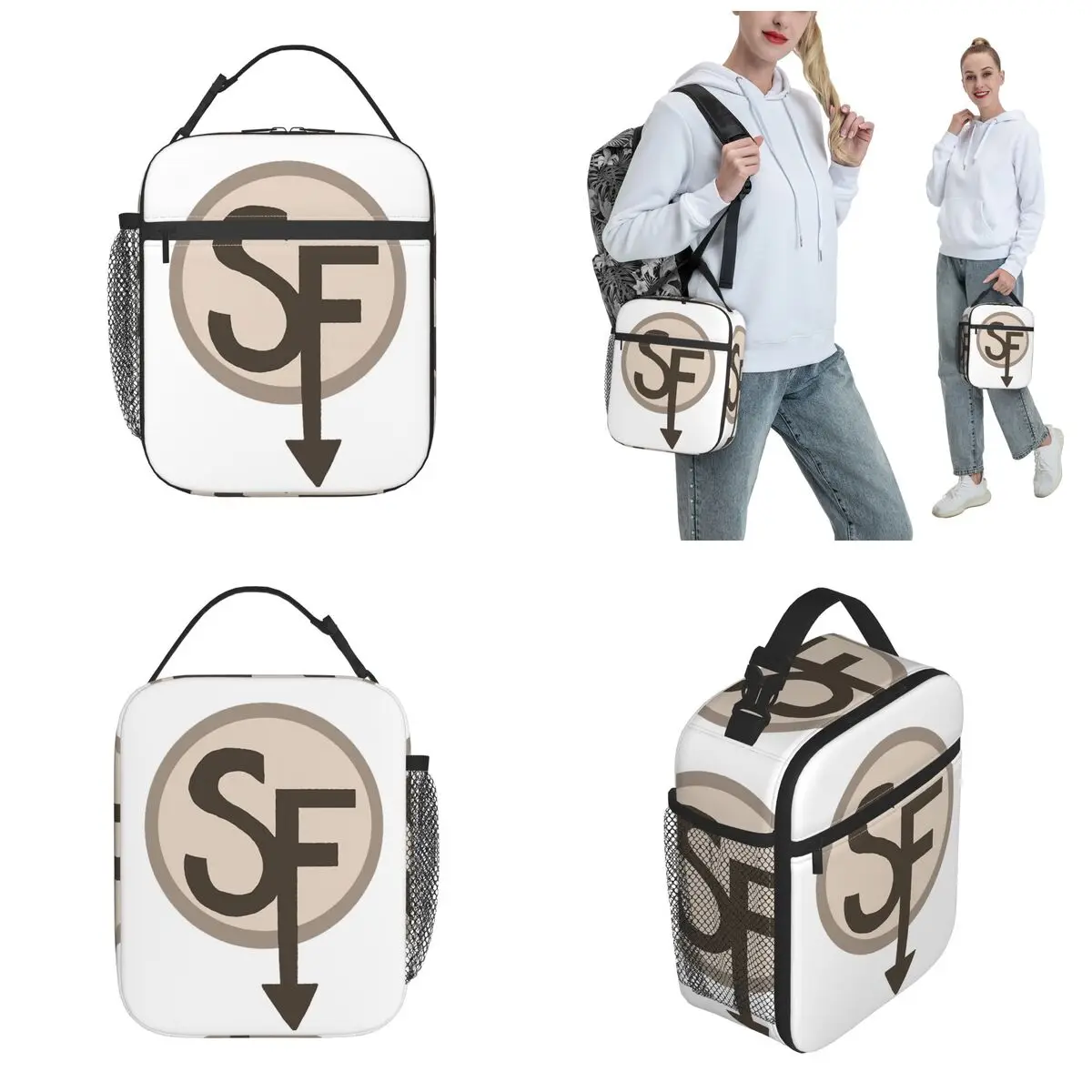 Insulated Lunch Bag Horror Games Sanitys Falls Sally Face Product Lunch Food Box New Thermal Cooler Bento Box For Office