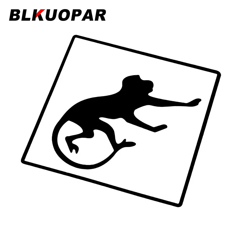 BLKUOPAR Monkey In Frame Animals Graphics Funny Car Stickers Vinyl Waterproof Decal Personality Motorcycle Laptop Car Styling