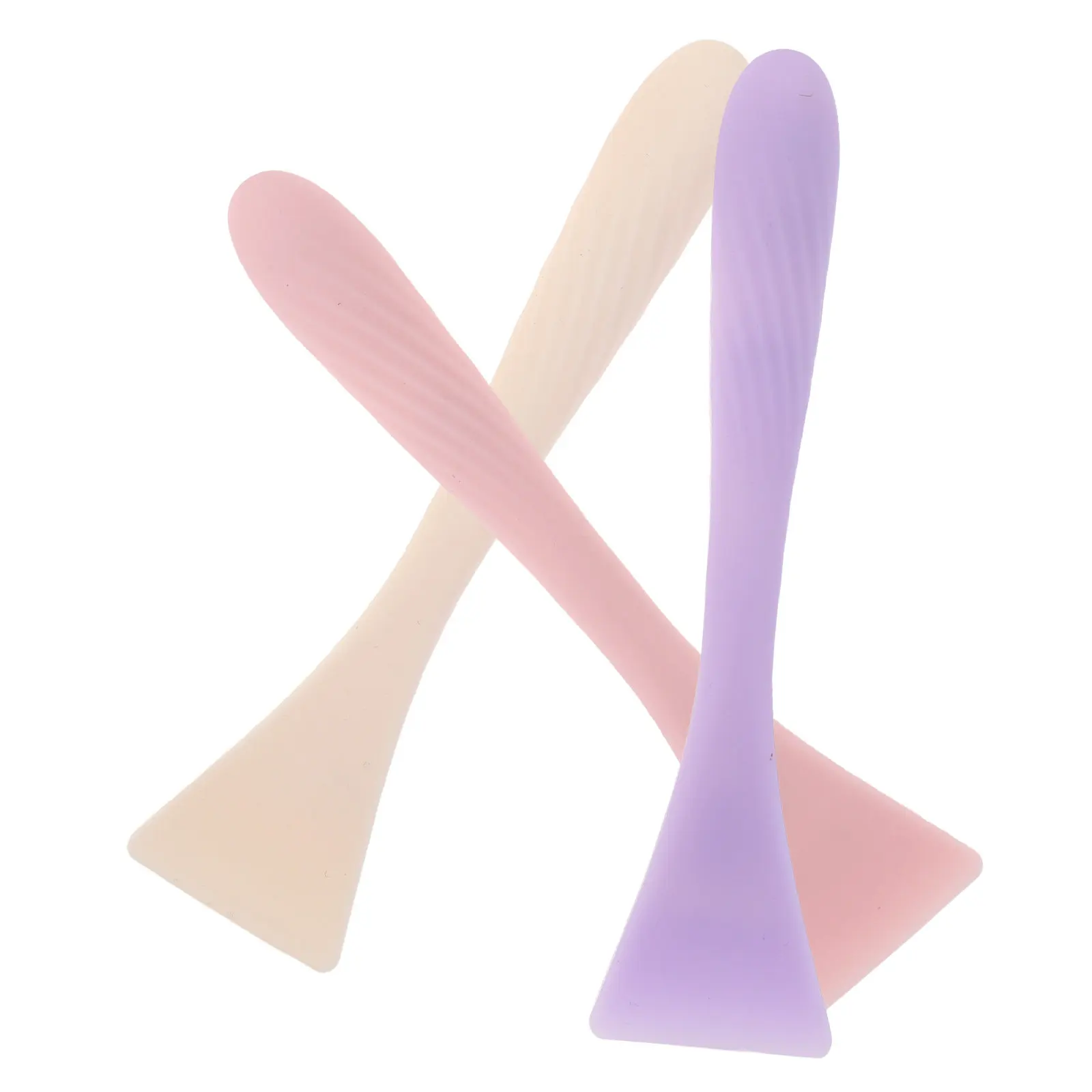 3Pcs Silicone Face Mask Brush Set Facial Mud Mask Applicator Soft Spatula for Smooth Application and Sensitive Skin Care - view 4