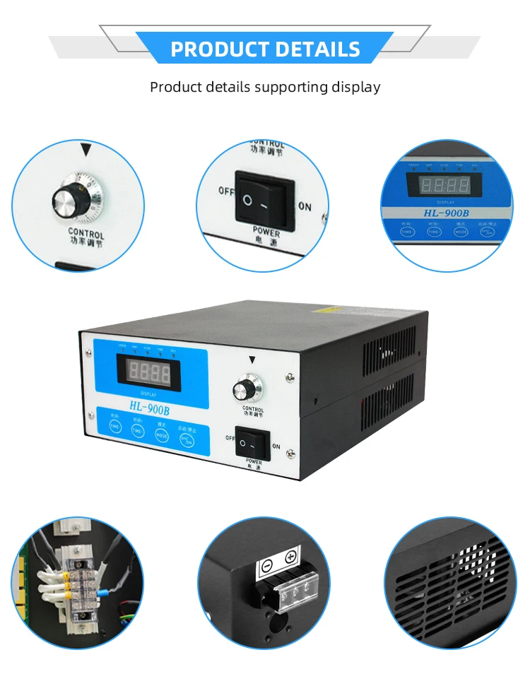 Generador ultrasónico digital de nueva condición 60W-600W 28/40kHz para limpieza de automóviles y electrónica