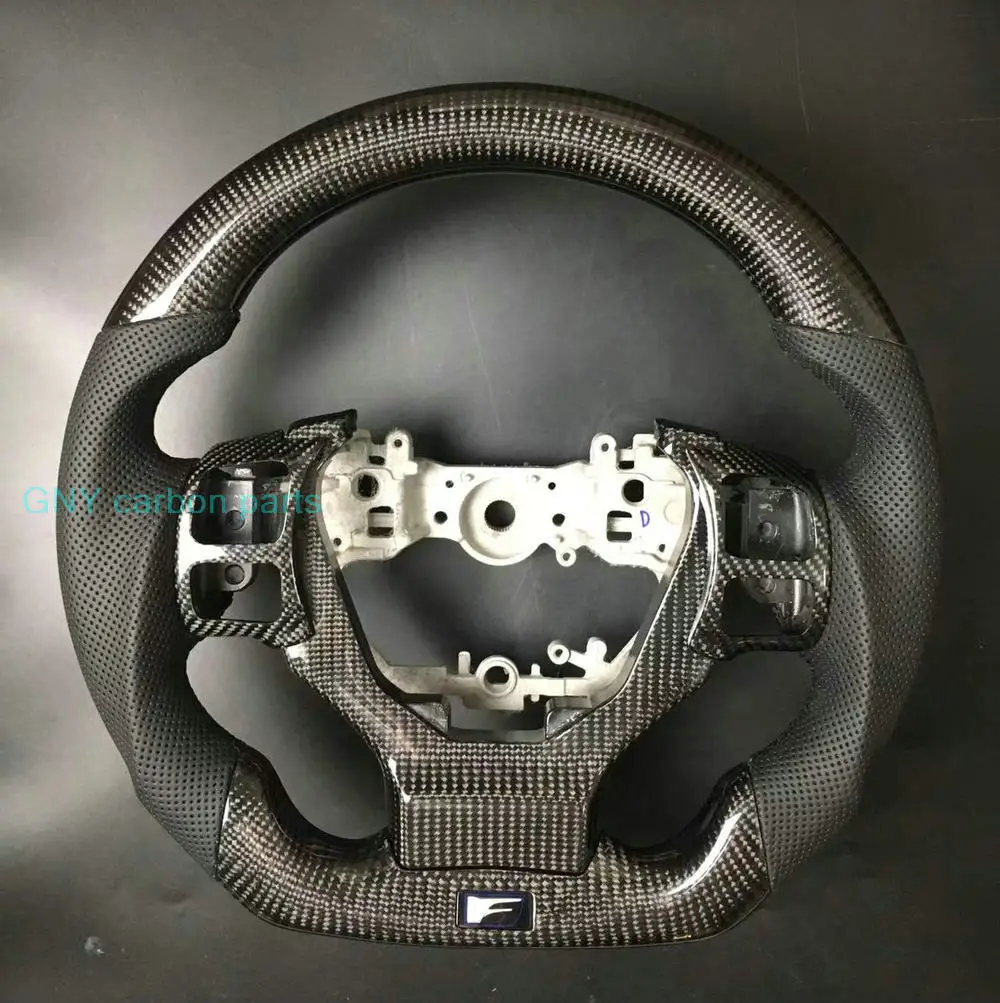 Forged Carbon Fiber Vibration Car Steering Wheel For Lexus RCF IS ISF ES ES250 IS250 IS300