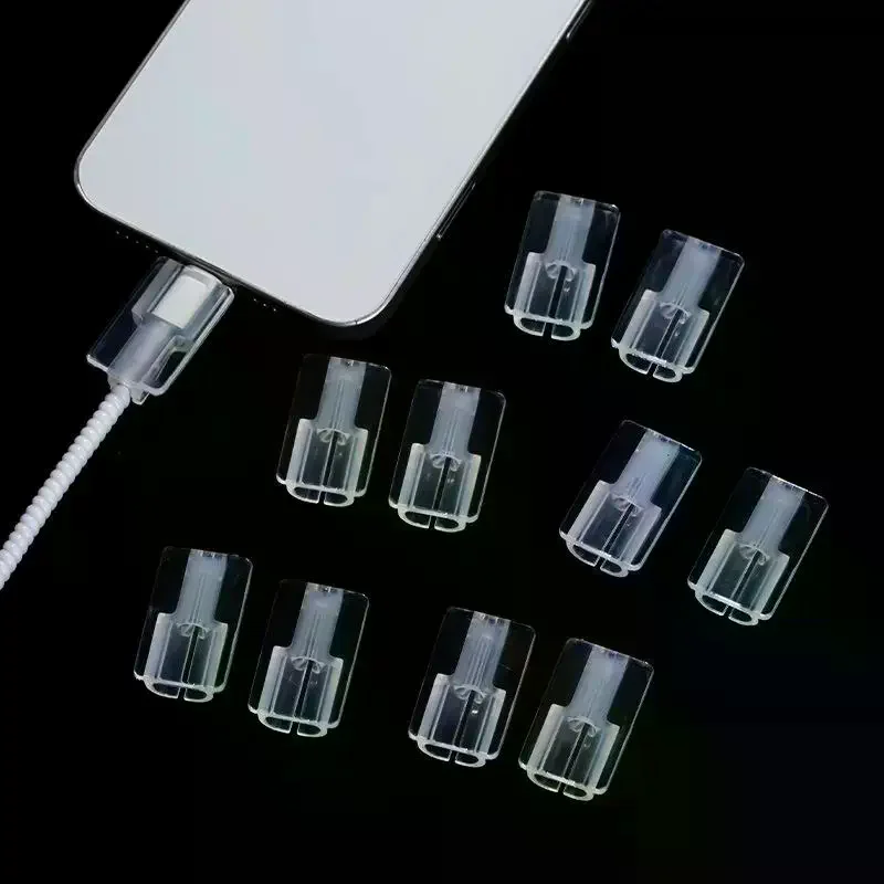 5 Pcs Phone Charger Cable Protector Clear TPU Charger Cable Winder Anti-Breaking Wire Protective Sleeve
