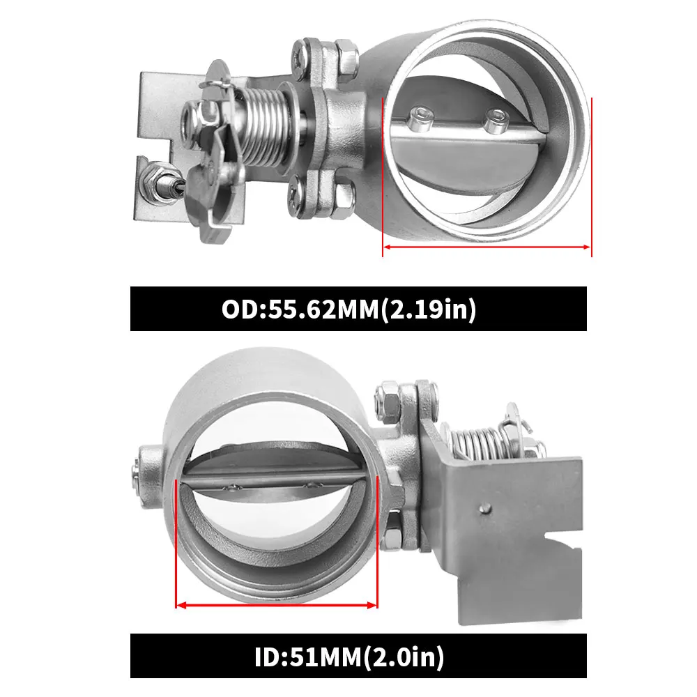 Universal Motorcycle Exhaust Valve 2.0\