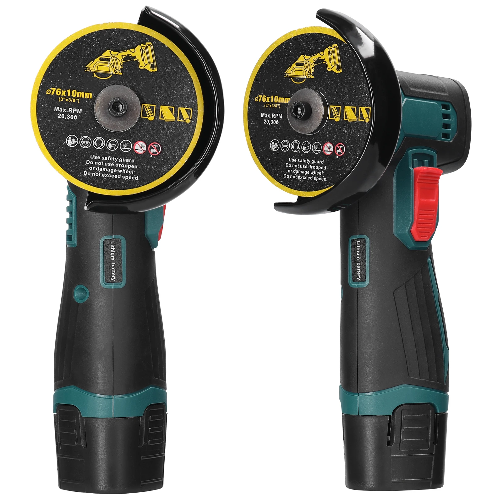 3inch Electric Grinding Tool Brush Motor Multifunctional Angle Grinding Machine Handheld Lithium Cutter Utility Power Tool