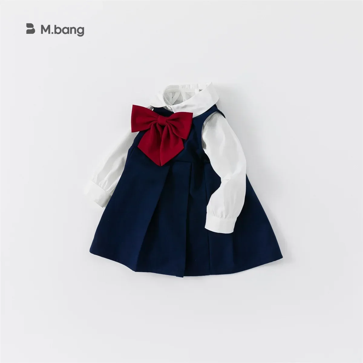 Baby Girl Clothes Suit 2024 New Children Spring Korean Girls Set Dress Academy Style Children Fashion Comfort Two-piece Set