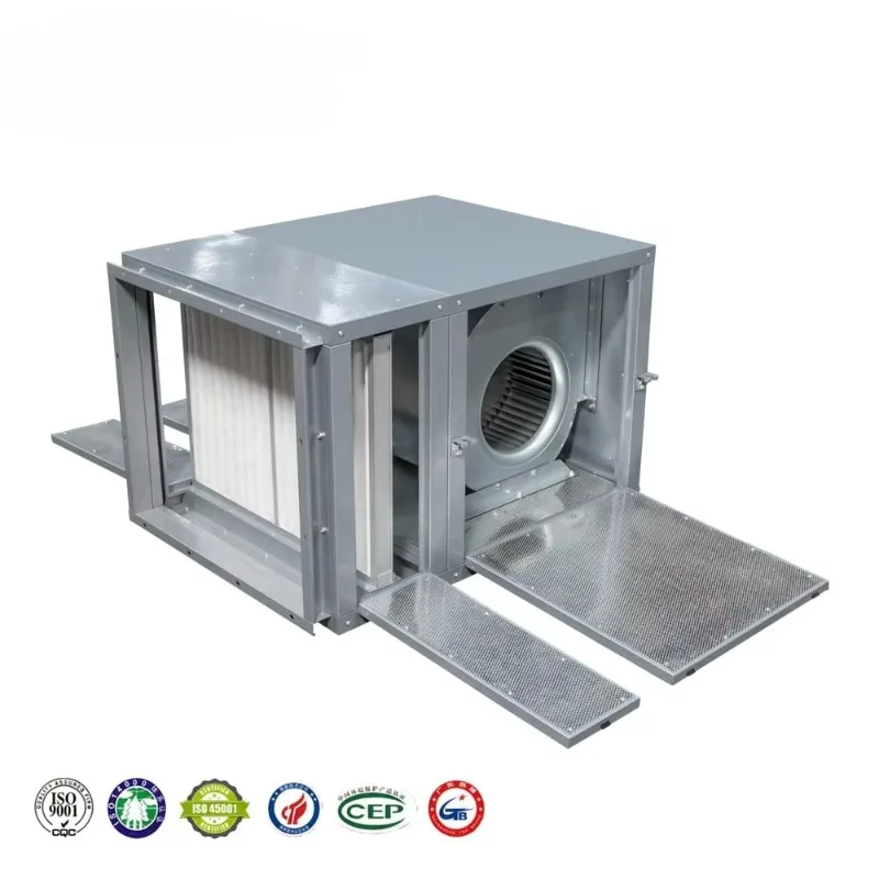 Commercial Fresh Air Centrifugal Fan Ventilation Unit High Capacity 2000CFM DC Motor Low Noise 56dB Air Handling Equipment