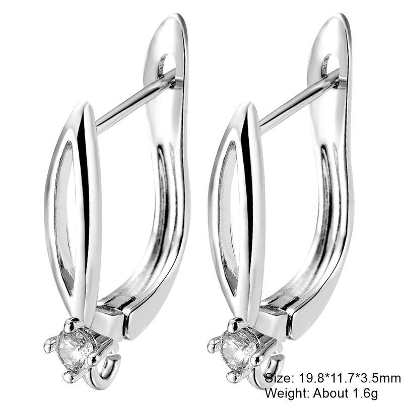 Juya 18K Gold Plated Earring Hooks EarWire DIY Jewelry Making