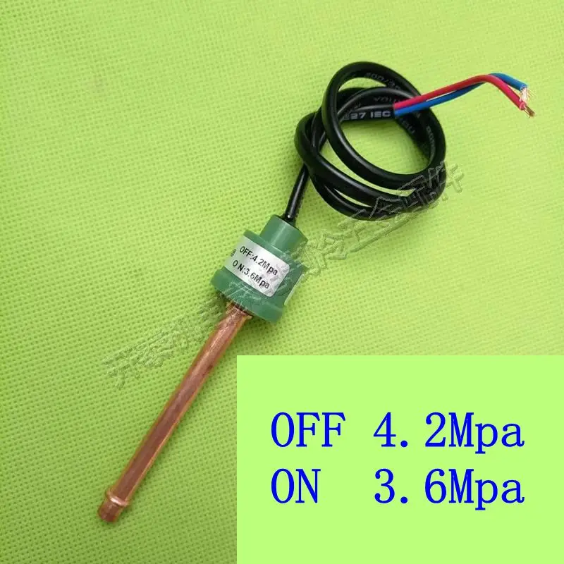 

OFF 4.2Mpa ON 3.6Mpa Air Conditioner Refrigeration parts 2 Terminals/Wire Pressure Control Switch Protector switch