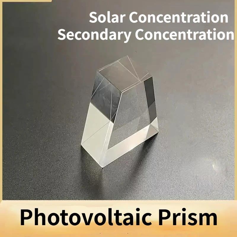 

1PC 11X20X19mm High Quality Optical GlassSolar Photovoltaic Prism Secondary Concentrator Prisms for Solar Concentrating