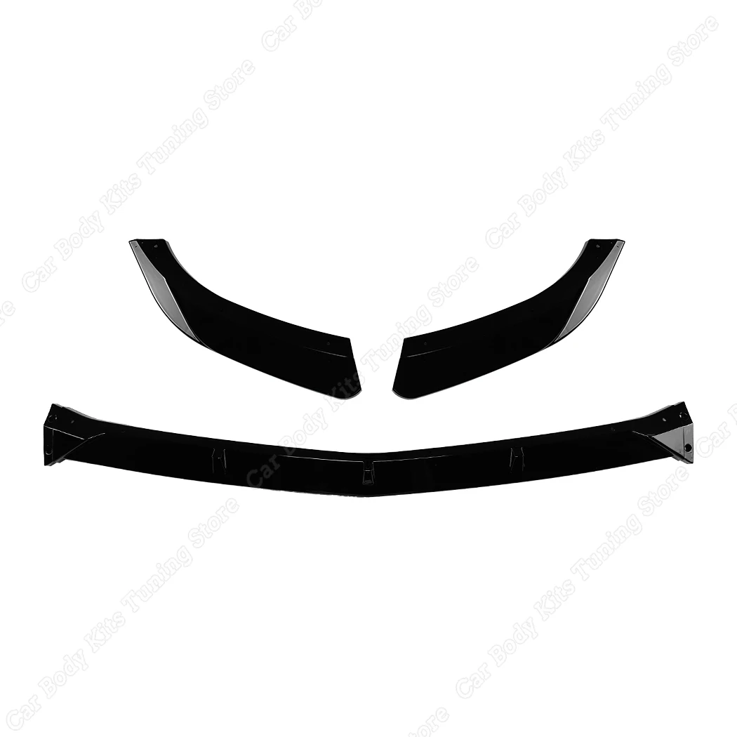 Front Bumper Spoiler Lip For Mercedes-Benz GLC 63 AMG X253 Pre-facelift 2016-2019 Car Diffuser Splitter Guard Body Kit Tuning