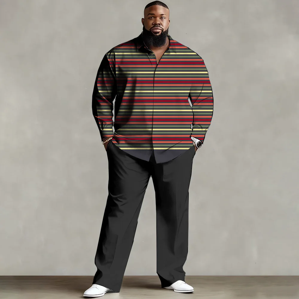 

Комплект мужской рубашки больших размеров S-9xl: шотландский современный стиль — смесь мягкого хлопка, гладкие асимметричные клетчатые принты, устойчивые к морщинам,