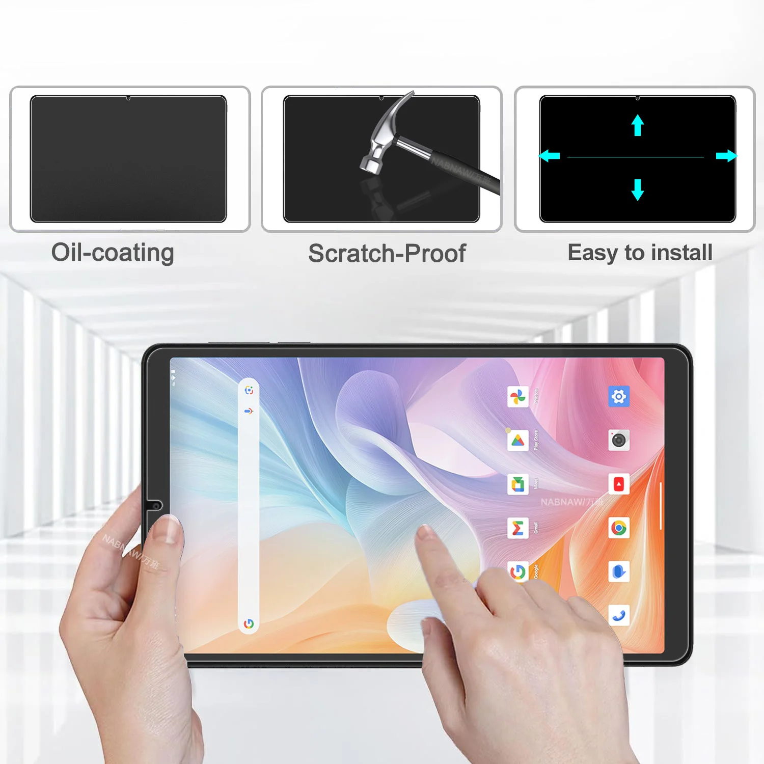 For Alldocube iPlay 60 mini Tempered Glass Screen Protector On iPlay 60 mini 8.68-inch Film Guard Anti Scratch HD 2-Pack