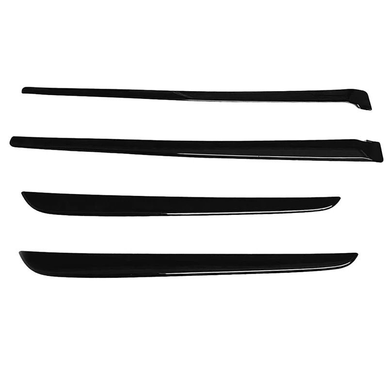 For Honda HRV HR-V Vezel 2021 2022 Glossy Black Inner Door Panels Strip Decoration Cover Trim