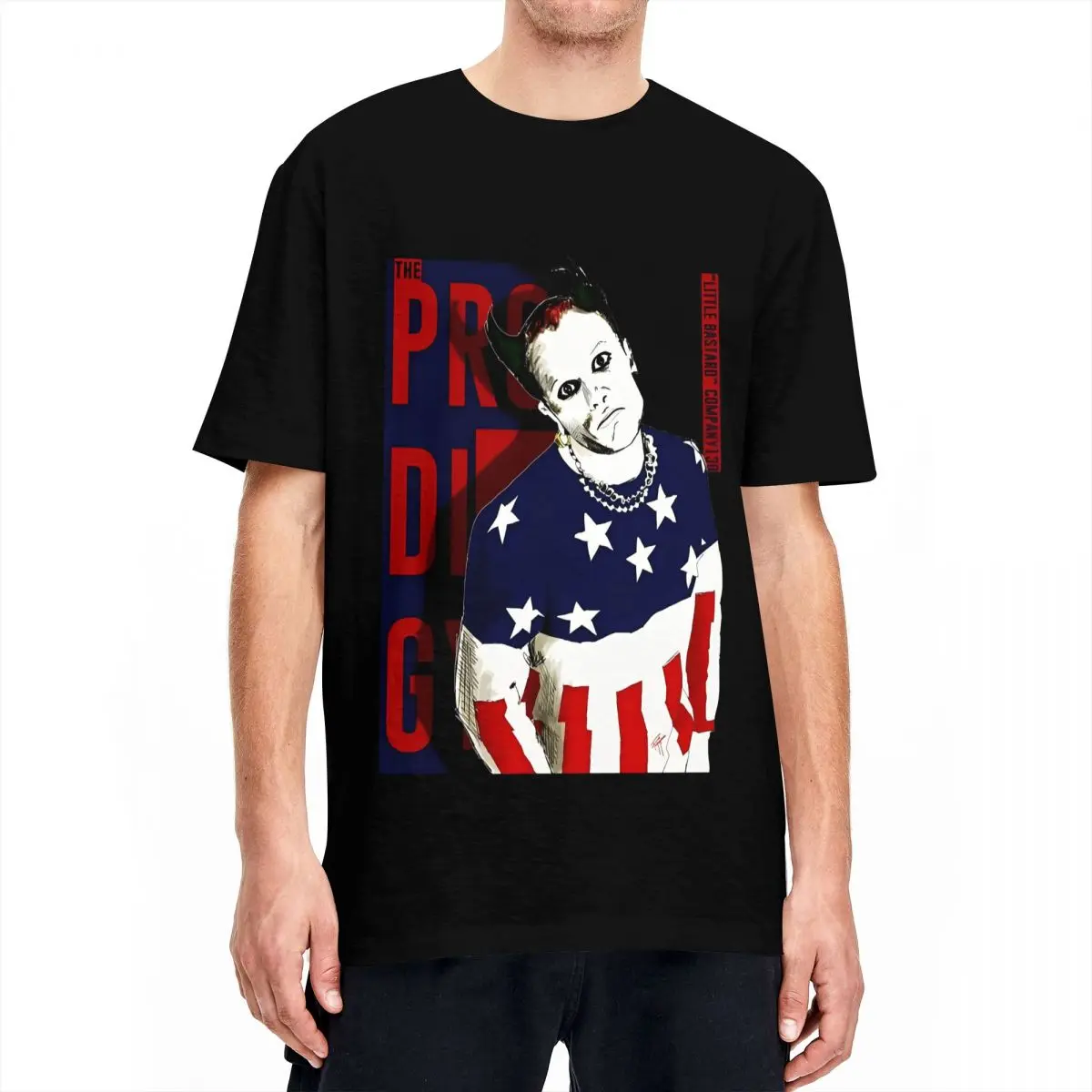 Men Women's The Prodigy Keith Flint T Shirt Pure Cotton Clothes Hipster Short Sleeve Crew Neck Tee Shirt Plus Size T-Shirt