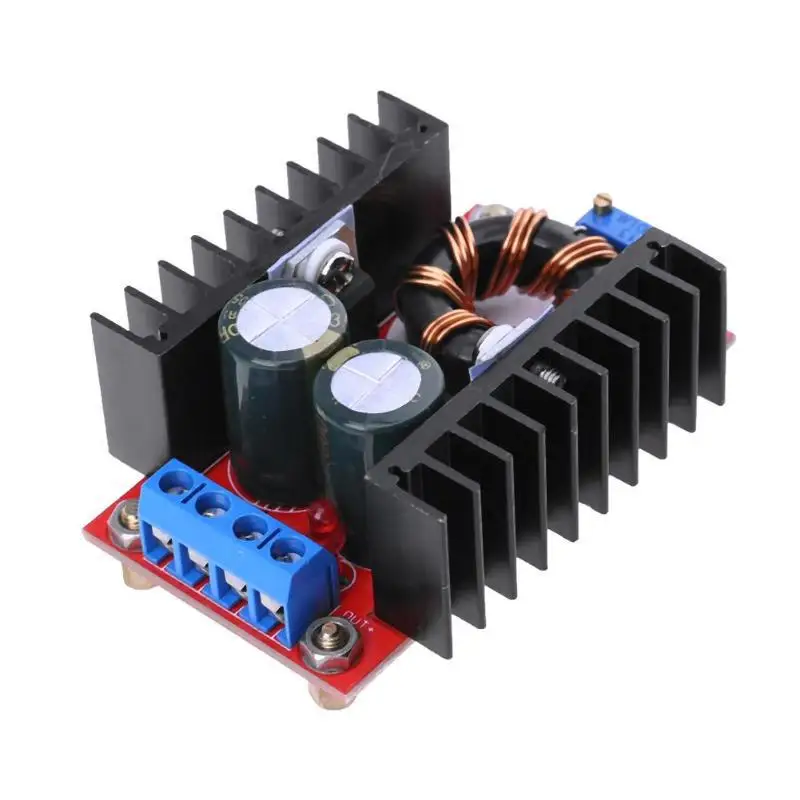 AU05 -1PCS 150W DC-DC 10-32V To 12-35V Step Up Boost Converter Module Adjustable Power Voltage