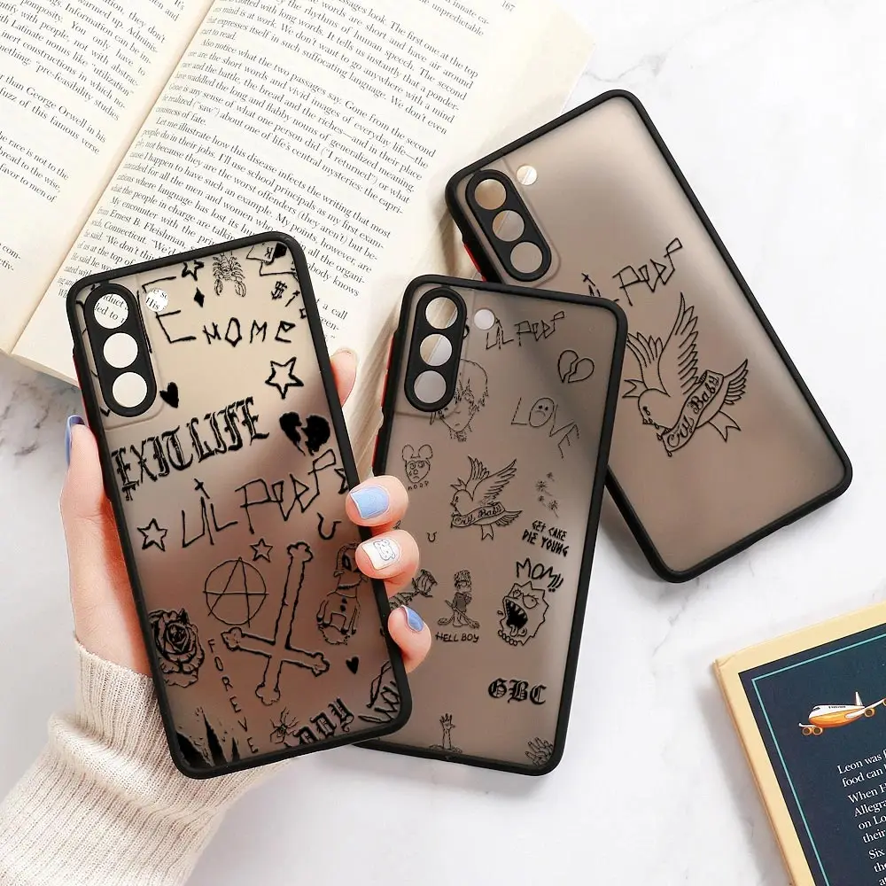 Матовый Прозрачный чехол Rapper Lil Peep Singer Hell Boy для Samsung S23, чехол для Galaxy S20 FE S21 S22 Ultra S10 Lite S8 S9 Plus, чехлы