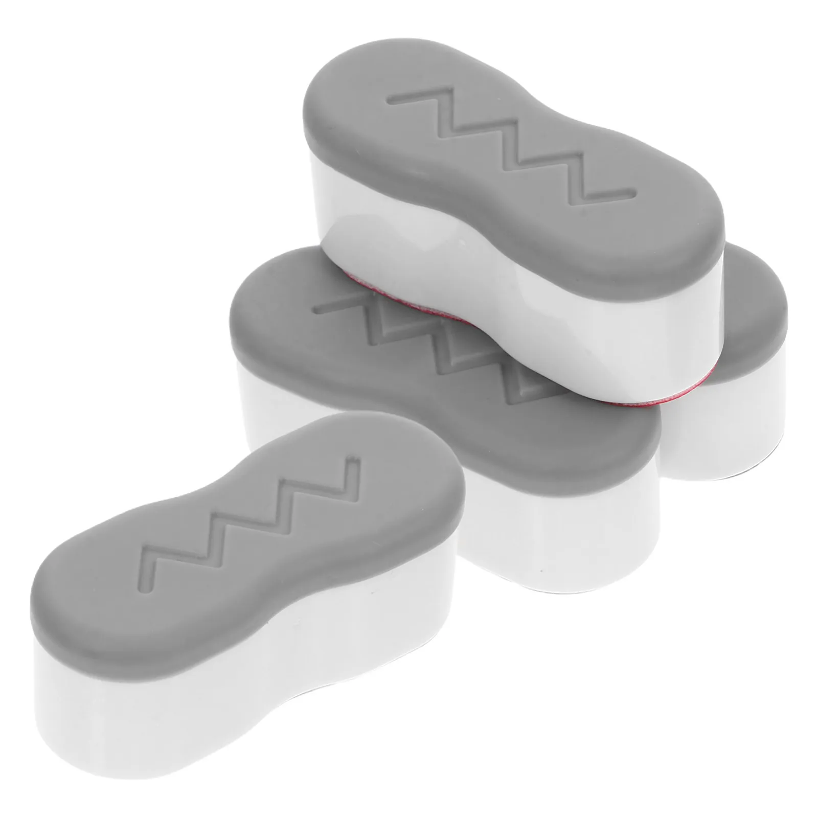 

4Pcs Toilet Seat Pads Soft Cushion Gray Universal Toilet Lid Bumpers Bathroom Home Bidet Accessories Seat