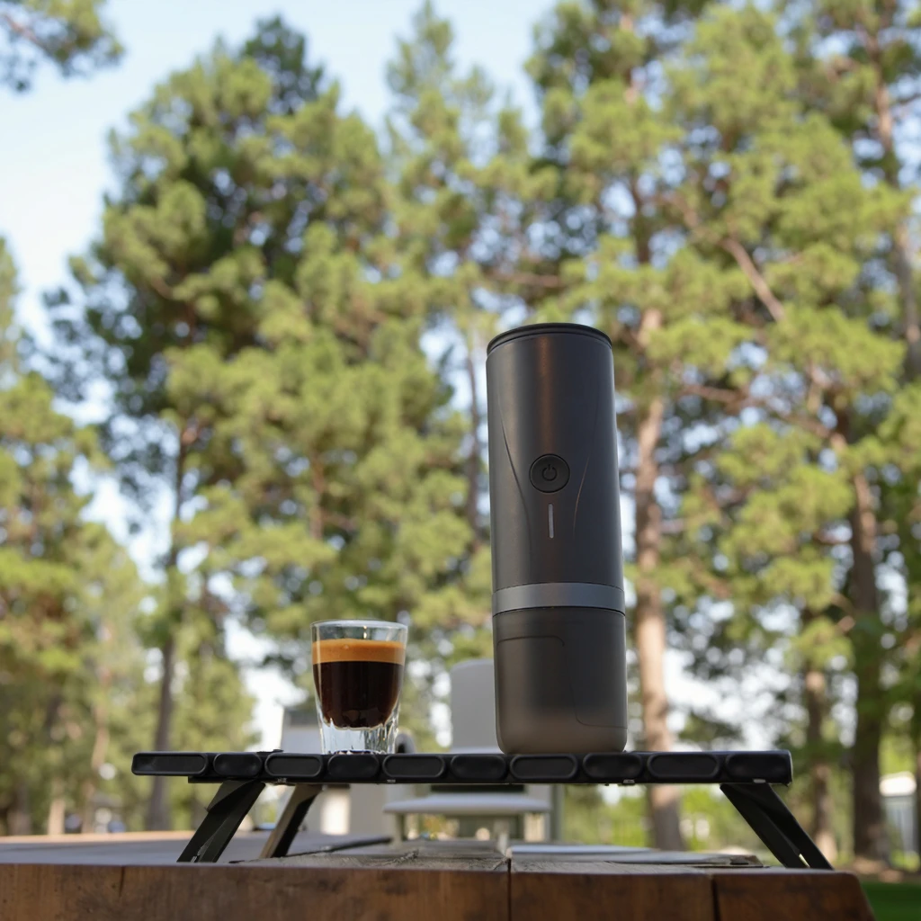 

Portable luxury coffee machineCoffee Making Machine Automatic Electric Mini Portable Coffee 2 in 1 Capsule Coffee Ground f