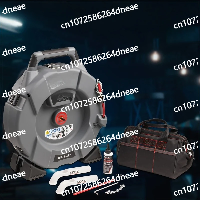 

Electric flexible shaft through sewer pipe dredger