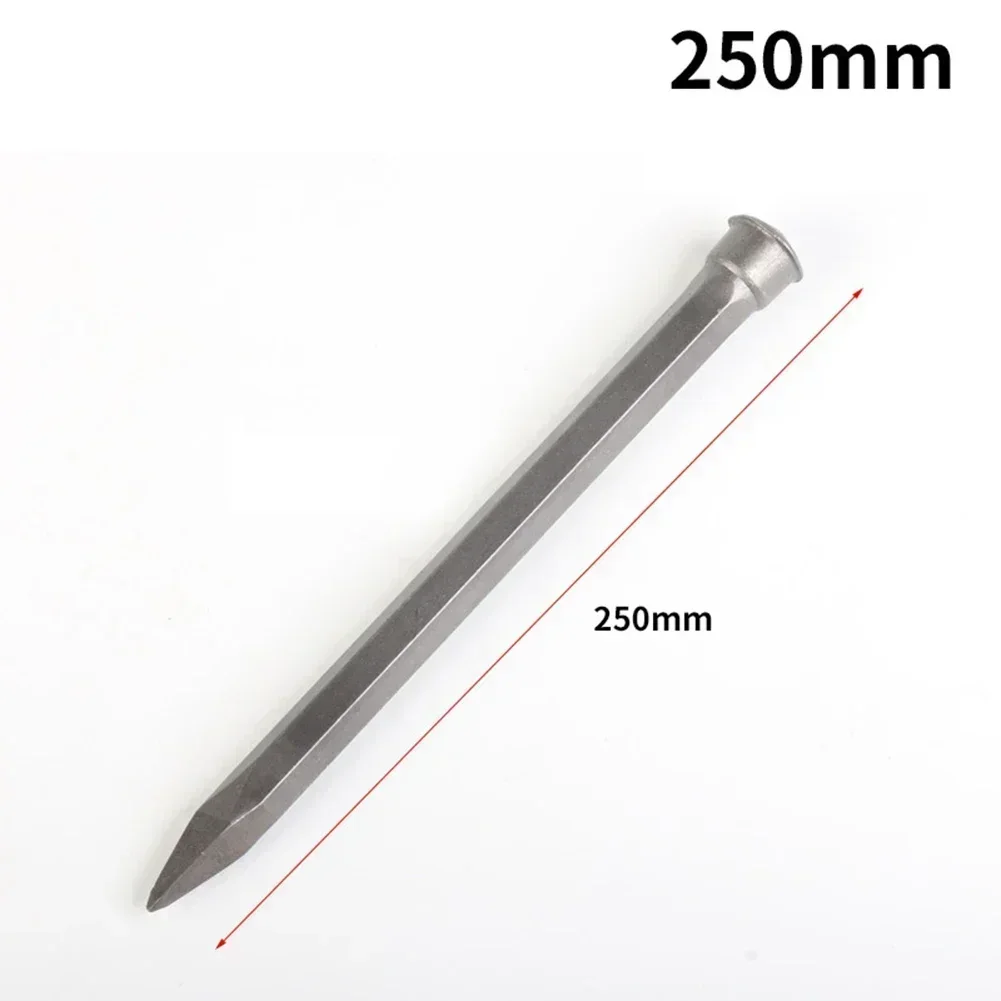 1pc Hard Alloy Stone Carving Chisel High Hardness Precise Cuts Smooth Lines Tool 250*17mm Chromium Vanadium Alloy Steel Chisel