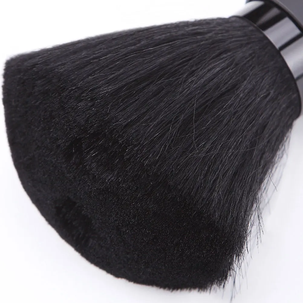 

Salon Quality Hair Brush Soft Bristle Neck Duster Barber Tool Easy to Use Comfortable Grip Portable for Men and Women Hair