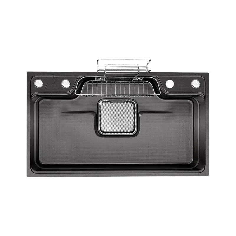 for 7546 Japanese Style Thickened Vegetable Basin 304 Stainless Steel Kitchen Sink Household Large Single Slot Multi