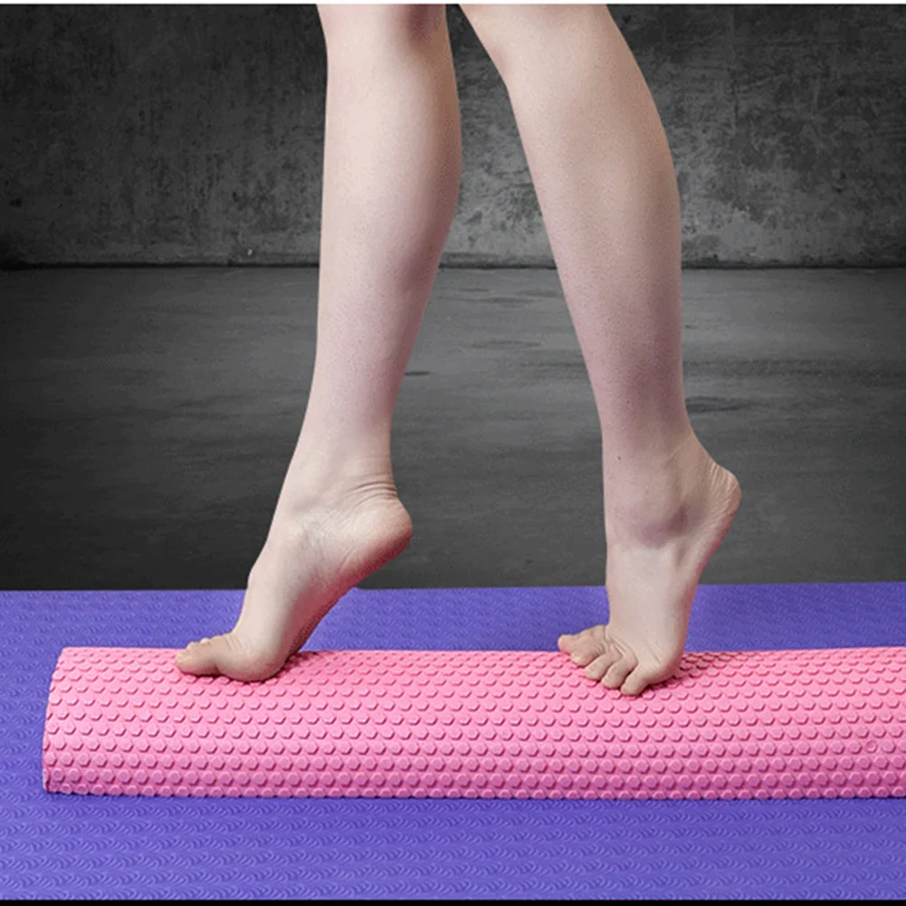 Rouleau de massage semi-circulaire en OligFoam avec point flottant, arbre semi-circulaire, équipement de fitness Yoga Pilates