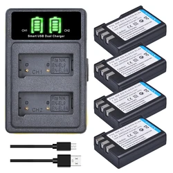 2400mAh EN-EL9 EN-EL9a Bateria ENEL9 ENEL9a EN EL9 EL9A Battery + Charger for Nikon D40 D40X D60 D3000 D5000 Camera Accessories