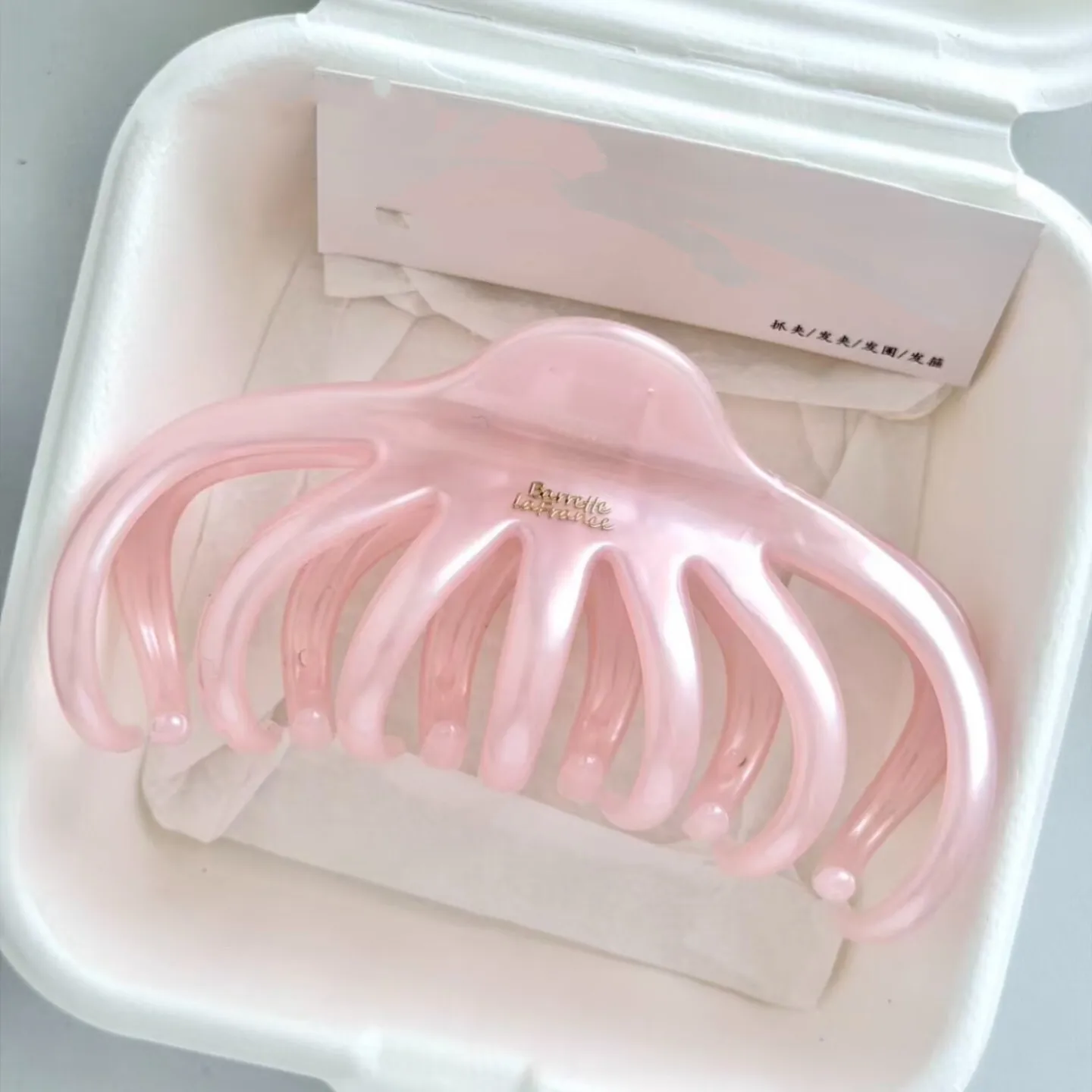 Korea Large Colorful Jelly Pumpkin Hair Claws Clip  Women Elegant Big Hair Back Of Head Coiled Shark  Ponytail Clip Accessories - view 4
