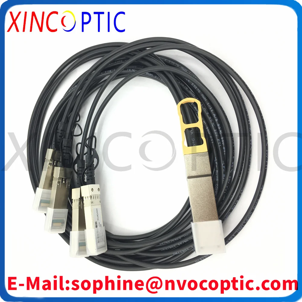 QSFP+ 40G DAC QSFP-4SFP10G 1M 2M 3M 5M 7M Passive Copper,40GQSFP-4*SFP+ Attach Twinax Cable
