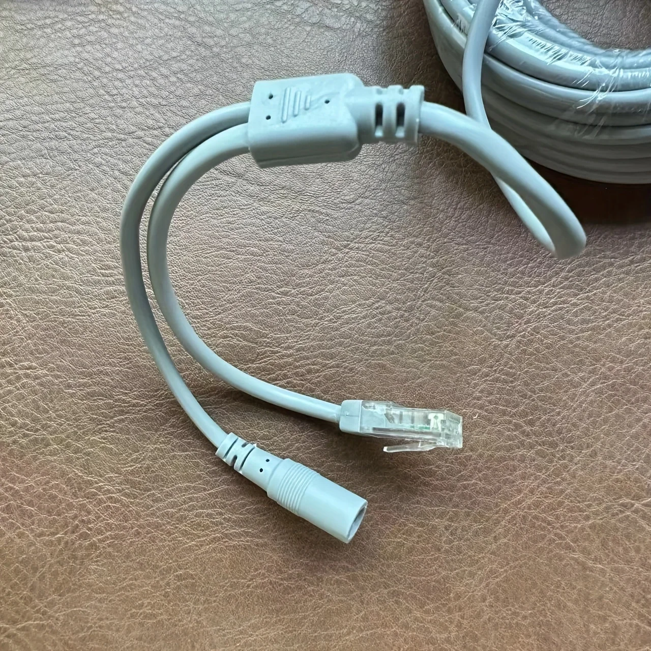 2 IN 1 RJ45+DC Network Cable 5M/10M/15M/20M/30M IP Camera Extension Cable Power Supply RJ45 Connectors For IP Security Camera